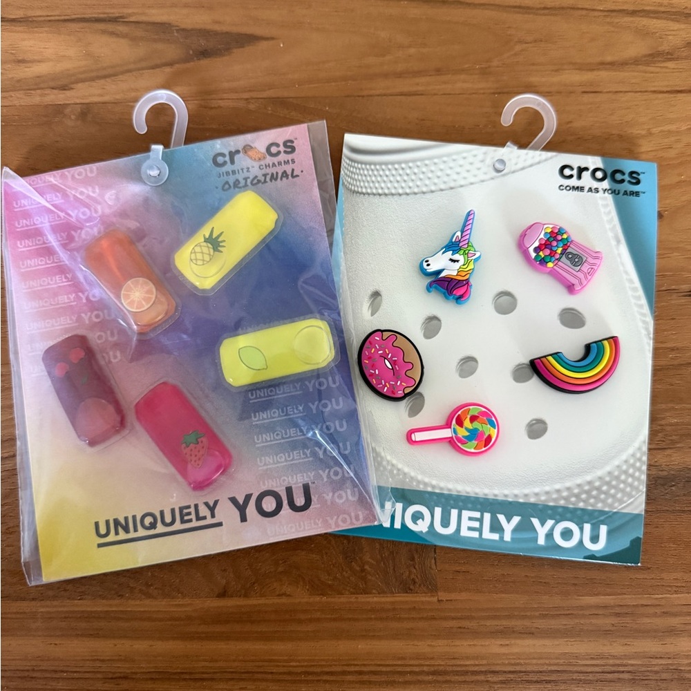 CROCS Colorful Jibbitz Charm Sets - 2 New sets